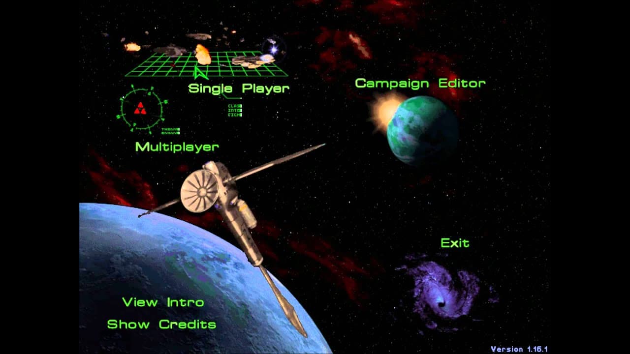 The main menu from the 1998 game, Starcraft, which I played too much of growing up